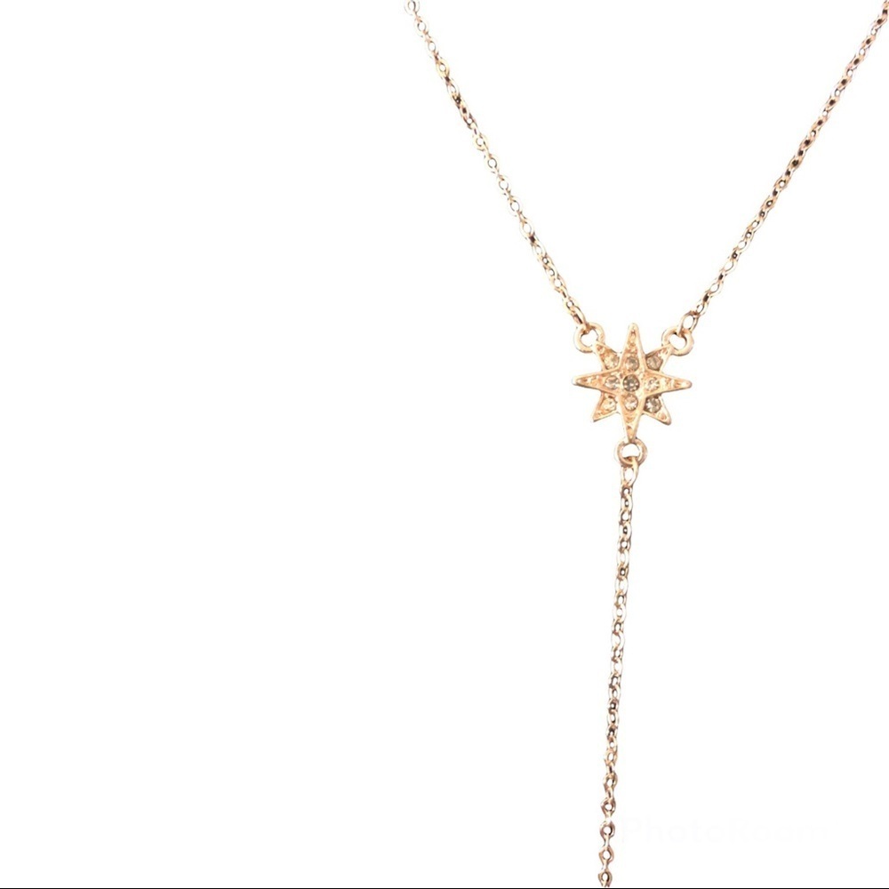 Star CZ Rose Gold Drop Pendant Necklace Adjustable Warehouse One Celestial​​​​ - Picture 3 of 11